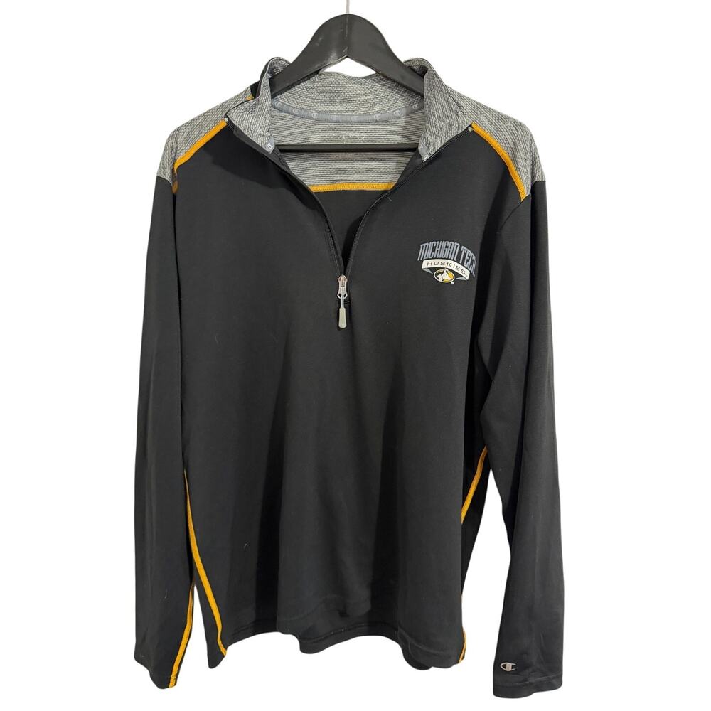 Michigan Tech Huskies 1/4-Zip Pullover Men's Size Large